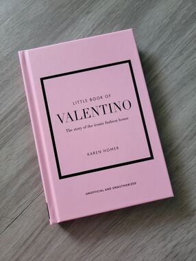 Little Book of Valentino - Pink Hardcover Fashion Book Or Decor